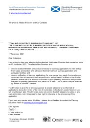 Town and Country Planning (Scotland) Act 1997. The Town and Country Planning (Notification of Applications) (Energy from Waste/Incineration and advanced thermal treatment facilities) Direction 2021