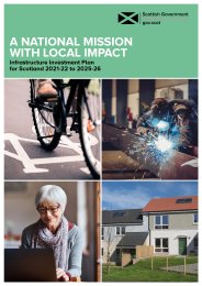 National mission with local impact. Infrastructure investment plan for Scotland 2021-2022 to 2025-2026