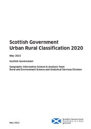 Urban rural classification 2020