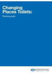 Changing places toilets: planning guide