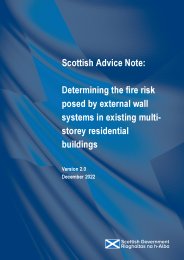 Determining the fire risk posed by external wall systems in existing multi-storey residential buildings. Version 2.0