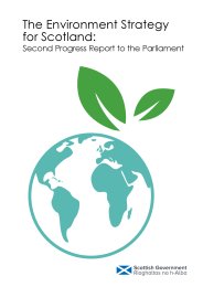 Environment strategy for Scotland: second progress report to the Parliament