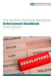 Scottish building standards enforcement handbook. First edition