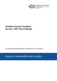 Scottish house condition survey: 2021 key findings