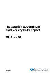 Scottish Government biodiversity duty report 2018-2020