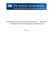 Planning and Environmental Appeals Division: guidance on taking part in planning appeals and other cases