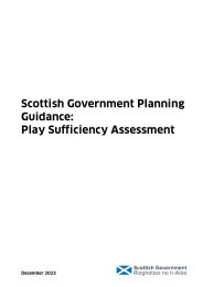 Scottish Government planning guidance: play sufficiency assessment