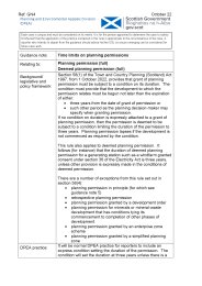 Time limits on planning permissions