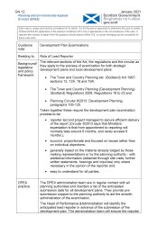 Development plan examinations