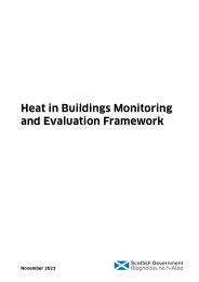 Heat in buildings monitoring and evaluation framework