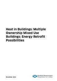 Heat in buildings: multiple ownership mixed use buildings: energy retrofit possibilities