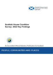 Scottish house condition survey: 2022 key findings