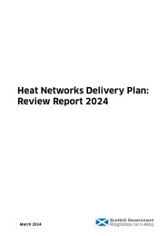 Heat networks delivery plan: review report 2024