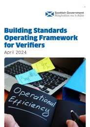 Building standards operating framework for verifiers. Version 1.1