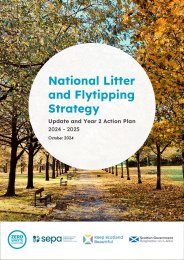 National litter and flytipping strategy. Update and year 2 action plan 2024-2025