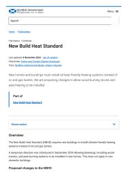 New build heat standard: factsheet