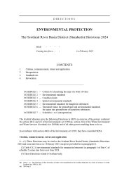 Scotland River Basin District (Standards) Directions 2024