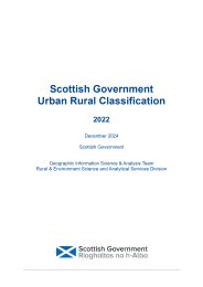 Urban rural classification 2022