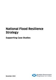 National flood resilience strategy. Supporting case studies