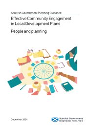 Scottish Government planning guidance: effective community engagement in local development plans. People and planning