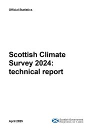 Scottish climate survey 2024: technical report