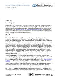 Planning - 2025 progress update: Ministerial and Chief Planner letter - April 2025