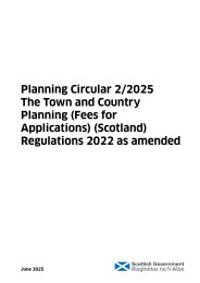Town and Country Planning (Fees for Applications) (Scotland) Regulations 2022 as amended