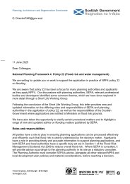 National Planning Framework 4: policy 22 (flood risk and water management)