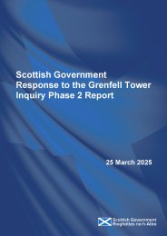 Scottish Government Response to the Grenfell Tower Inquiry Phase 2. 25 March 2025