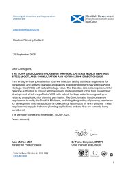 Town and Country Planning (Natural Criteria World Heritage Sites) (Scotland) Consultation and Notification Direction 2025
