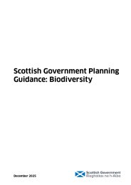 Scottish Government planning guidance: biodiversity