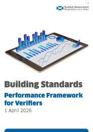 Building standards performance framework for verifiers. Version 3.0