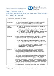 Reporters' jurisdiction at appeal to determine the validity of a planning application