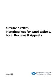 Planning fees for applications, local reviews and appeals