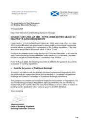 Building (Scotland) Act 2003 - notice under section 4(2) and 4(4) relating to guidance documents