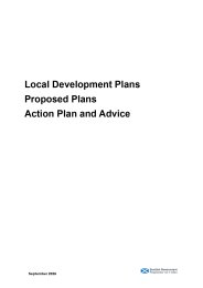 Local development plans. Proposed plans. Action plan and advice