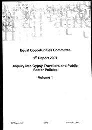 Inquiry into gypsy travellers and public sector policies