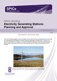 Electricity generating stations: planning and approval