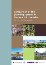 Comparison of the planning systems in the four UK countries
