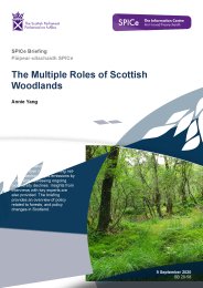 Multiple roles of Scottish woodlands
