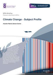 Climate change - subject profile