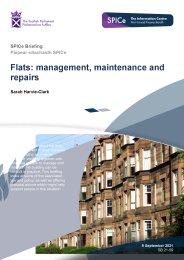 Flats: management, maintenance and repairs