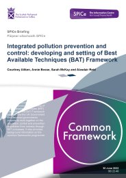 Integrated pollution prevention and control: developing and setting of Best Available Techniques (BAT) framework