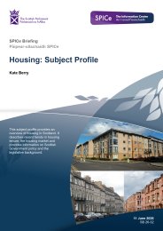Housing: subject profile