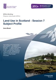Land use in Scotland - session 7 subject profile