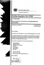 Relaxation of functional or performance standards - The Construction ...