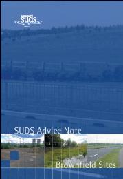 SUDS advice note - brownfield sites