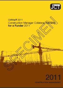 JCT construction manager collateral warranty for a funder 2011 (Withdrawn)