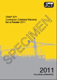 JCT contractor collateral warranty for a funder 2011 (Withdrawn)