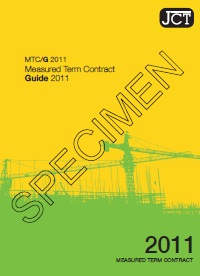 JCT measured term contract: guide (2011)